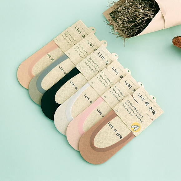 Accessories - 6 Pairs of Womens Low Cut Invisible Silk Socks